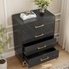 4 Drawer Wood Dresser for Bedroom, Modern Storage Chest for Closet, Living Room, Hallway, or Nursery - 4 of 4