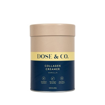 DOSE&CO Collagen Creamer - Vanilla - 12oz