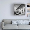 Trademark Fine Art -Moises Levy 'Pier and Shadows' Canvas Art - 2 of 4