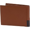 Jack Abrahams - Jack Abrahams Goat Nappa Leather Two Tone Bi-Fold Wallet Cognac/Navy - 3 of 4