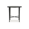 Signature Design by Ashley Cadeburg Round Mirrored Top Accent Table, Black - 3 of 4