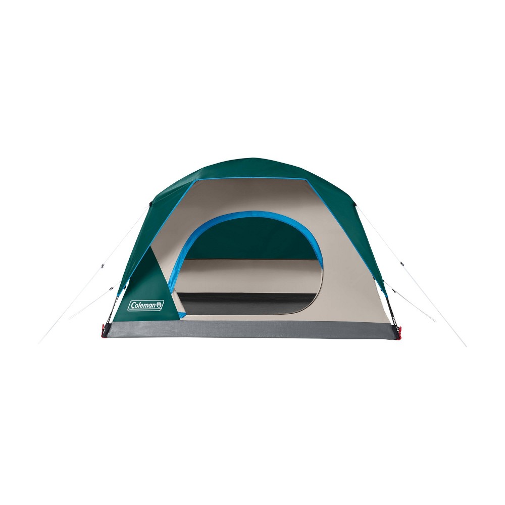 Coleman 7&#39; Skydome Camping 2 Person Family Tent - Evergreen