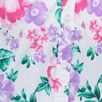 white painted floral