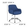 Flash Furniture Rochelle Home and Office Upholstered Mid-Back Molded Frame Office Chair - 4 of 4
