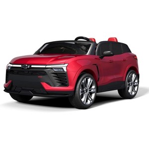 24V 2-Seater SUV Licensed Chevrolet Blazer Ride On Toy with Parent Remote Control,4xSpring Suspension, for Kids Ages 3-8 - 1 of 4