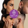 6 Pairs 14K Gold Plated Stud Earrings: Round Cut Clear Cubic Zirconia Set - 4 of 4
