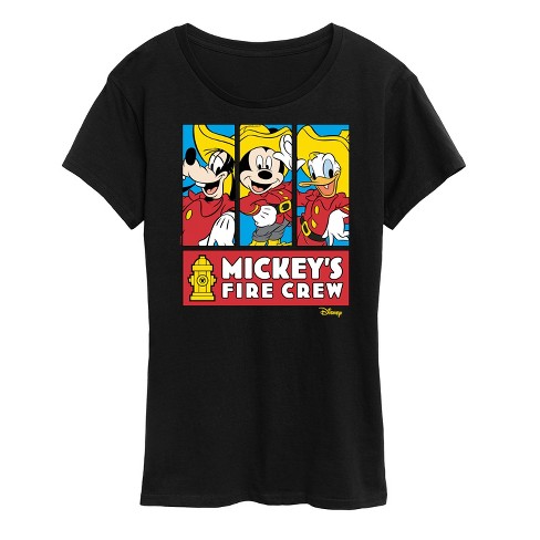 Women's - Disney - Firefighter Mickey & Friends Short Sleeve Graphic T-Shirt - image 1 of 4