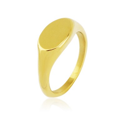 Slate by Rebl Ring  18K Gold Plated Stainless Steel