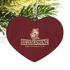 Bellarmine University Primary Logo Heart Love Wood Christmas Tree Holiday Ornament - 2 of 3
