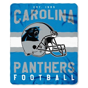 The Northwest Company Carolina Panthers Fleece Throw , Blue - 1 of 1