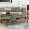 Metal Coffee Table in Gold - Henn&Hart - 2 of 4