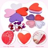 Joyfy 126 Pcs Valentines Day Craft Gift Set with 100 Heart Doilies, 24 Pcs Foam Hearts & 2 Bags of Foam Heart Stickers for Kids - 3 of 4