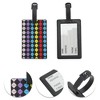 Unique Bargains Argyle Pattern Luggage Tag Colorful 1 Pc - 3 of 4