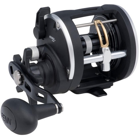 Penn Rival Level Wind Conventional Reel 30, 3.9:1 Gear Ratio, 2 Bearings,  27 Retrieve Rate, Right Hand, Boxed [FC-031324171565] - Cheaper Than Dirt