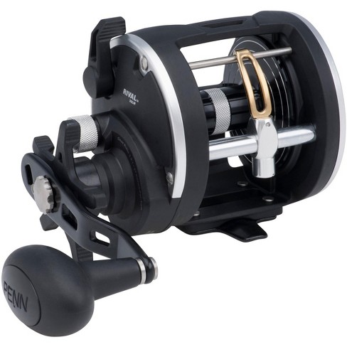 Level Wind Star Drag Round Trolling Reel, Right Hand, Conventional  Baitcasting Fishing Reel with Powerful Handle for Saltwater Big Game