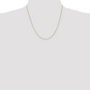 Black Bow Jewelry 0.8mm 14k Yellow Gold Spiga Pendant Chain Necklace - 2 of 4