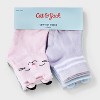 Toddler Girls' 6pk Critter Ankle Socks - Cat & Jack™ - 2 of 3