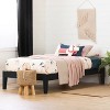 HomeStock Solid Wood Platform Bed, Full, Black - 3 of 3