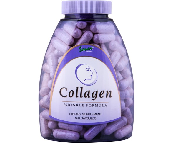 Sanar Naturals Collagen Wrinkle Formula Dietary Supplement Capsules - 150ct