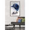 Trends International MLB New York Mets - Drip Helmet 22 Framed Wall Poster Prints - 2 of 4