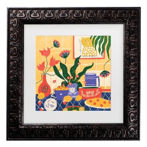 Trademark Fine Art - Shriya Bhattacharya  Summer Lunch Matted Framed Art - 1 of 4