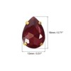 Unique Bargains Glass Craft Embellishments Flat Back Four Claws Teardrop Gems 20 Pcs - 2 of 4
