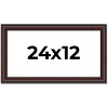 PosterPalooza | Panoramic Linear Brown Picture Frame - UV Acrylic, Foam Board Backing, Hanging Hardware - 2 of 4
