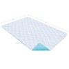 PharMeDoc Washable Bed Pads for Incontinence, Leak Proof and Slip Resistant Pee Pads – 52" x 34" inches – Mattress Protector Bedwetting Pads - Bed Pads for Adults/Pets Pee Pads - 2 of 4
