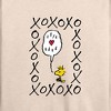 Women's - Peanuts - Woodstock Xoxo Lightweight French Terry Wide Neck Long Sleeve Shirt - 2 of 4
