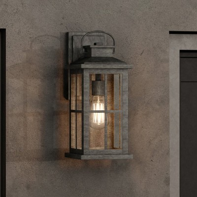 Urban Ambiance Luxury Transitional Outdoor Wall Sconce 12''H x 5''W,  Aged Pewter Finish,  Anaheim Collection, UHP1294