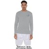 Hofstra University Adult Sport Long Sleeve Left Chest Logo, Athletic Heather - 3 of 4