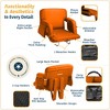 Reclining Stadium Seat for Bleachers with Back Support, Armrests, Cup Holder, Large Pockets, and Waterproof - 3 of 4