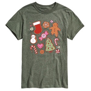 Men's - Instant Message - Kawaii Christmas Treats Short Sleeve Graphic T-Shirt - 1 of 4