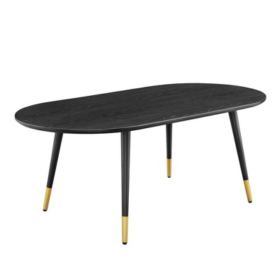 Modway Vigor Table, 47" Oval, Black