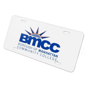 Borough of Manhattan Community College Secondary Logo Novelty Metal Vanity Tag License Plate - 1 of 4