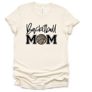 Simply Sage Market Women's Basketball Mom Colorful Black Short Sleeve Graphic Tee - 1 of 3