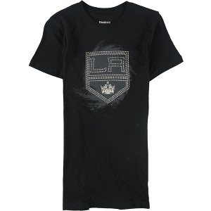 Reebok Womens Round-Stud Logo Graphic T-Shirt - 1 of 2