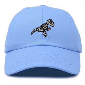 Dalix Fossil Embroidered Dinosaur T Rex Cotton Dad Hat Baseball Cap Adjustable Mens - 1 of 4
