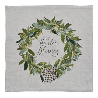 Park Designs Winter Blessings Placemat Set - Off-White