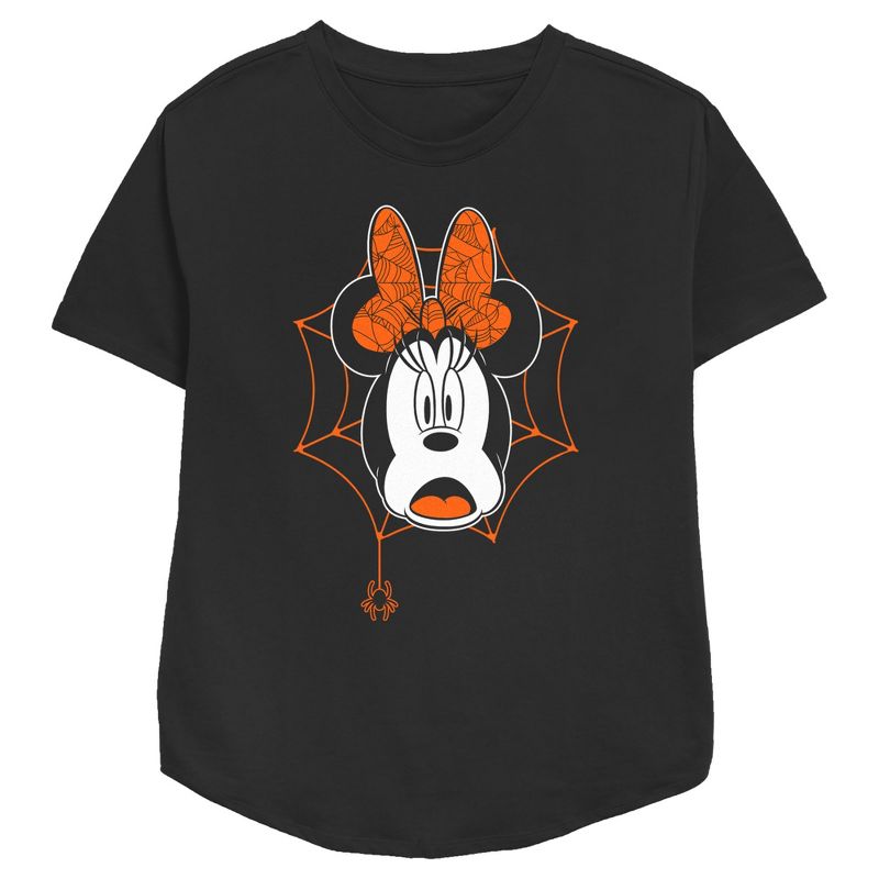 Women's Minnie Mouse Minnie Mouse Frightened T-Shirt, 1 of 4