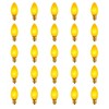 Northlight Pack of 25 Incandescent Transparent Yellow C9 Christmas Replacement Bulbs - 3 of 4