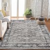 Area Rug Washable Rug Vintage Traditional Mat Distressed Foldable - 2 of 4