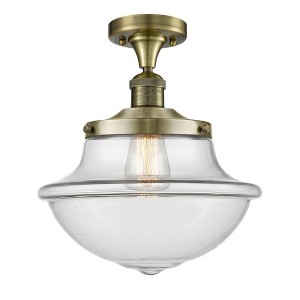 Oxford - 1 Light Semi-Flush Mount In Traditional Style-13.5 Inches Tall and 11.75 Inches Wide - 1 of 1