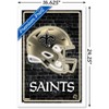 Trends International NFL New Orleans Saints - Neon Helmet 23 Framed Wall Poster Prints - 3 of 4