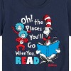 Boys' - Dr. Seuss - Oh! Places You'll Go When You Read Short Sleeve Graphic T-Shirt - 2 of 4