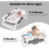 Napei Collapsible Baby Bathtub for Infants and Toddlers with Bath Net and Thermometer - 4 of 4
