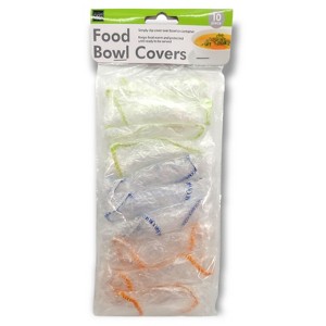 Handy Housewares 10-Piece Reusable Fitted Food Bowl Cover Set - Includes 3 Sizes Fitting From 7" to 14" Bowls - 1 of 3