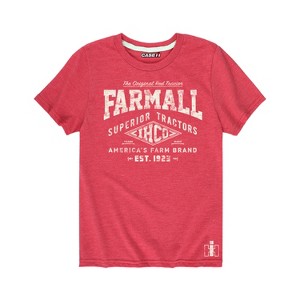 Boys' - Case IH - Vintage Farmall Quality Tractors Short Sleeve Graphic T-Shirt - 1 of 4