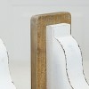 VIP Wood 8 in. White Traditional Bookends Set of 2 - 4 of 4