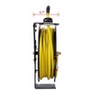 Air Hose Reel Retractable, Air Hose Reel 3/8" x 50Feet SBR Rubber Hose, 300PSI Reinforced Steel Construction, Industrial Steel Single Arm Construction - 3 of 4